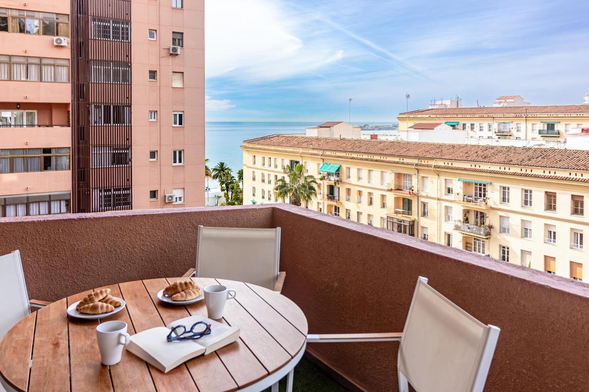 Malaga Center Flat Beach & Terrace Esterno foto
