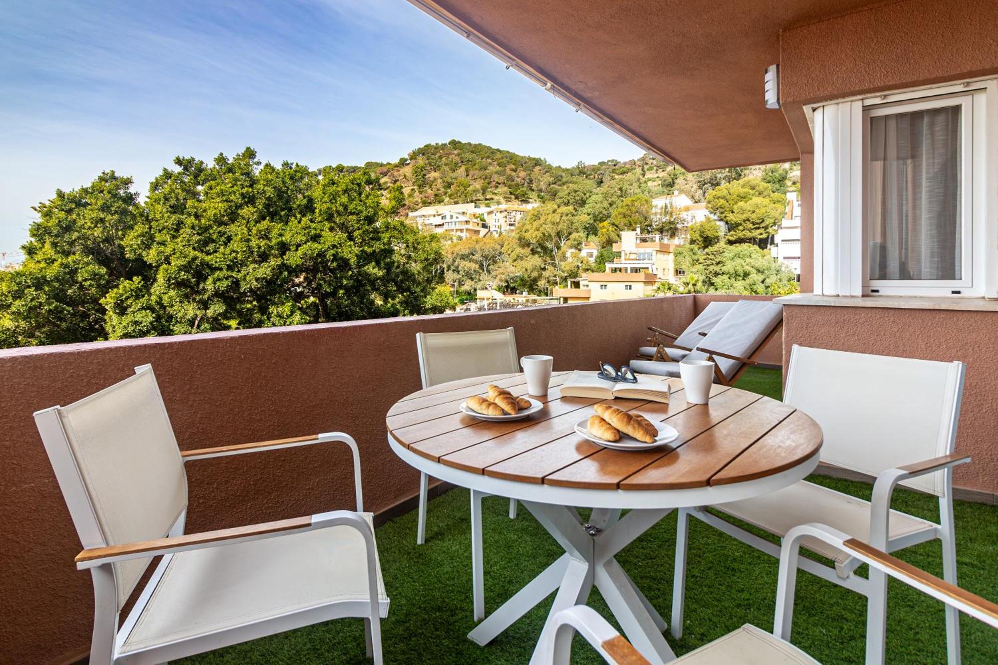 Malaga Center Flat Beach & Terrace Esterno foto